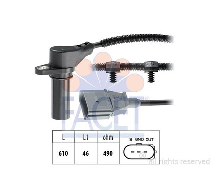 Facet Sensore Vw Lupo Tdi - Arosa 90259 per ripristinare il corretto funzionamento del componente