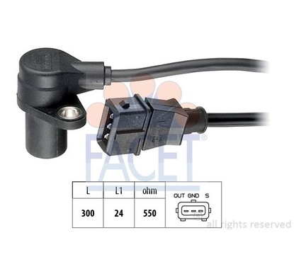 Facet Sensore Daewoo Nubira 1.6I 16V 90272 per ripristinare il corretto funzionamento del componente