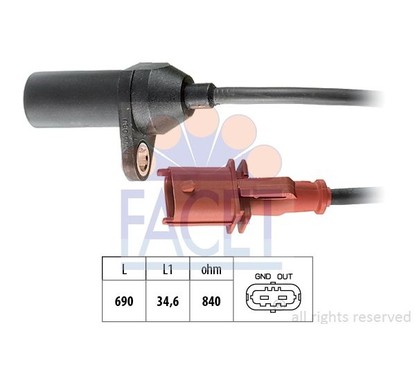 Facet Sensore Brava/O 1.2 16V - Y1.2 90356 per ripristinare il corretto funzionamento del componente