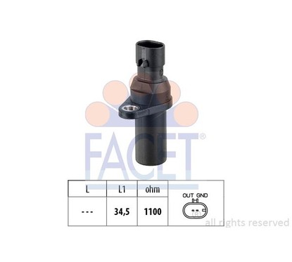 Facet Sensore Giri Idea Panda Punto 90378 per ripristinare il corretto funzionamento del componente