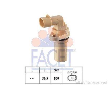 Facet Sensore Giri Fiat 1.9 Jtd 90379 per ripristinare il corretto funzionamento del componente