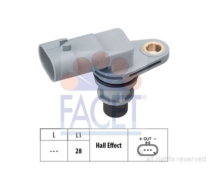 Facet Sensore Giri Fiat Lancia Opel 90380 per ripristinare il corretto funzionamento del componente