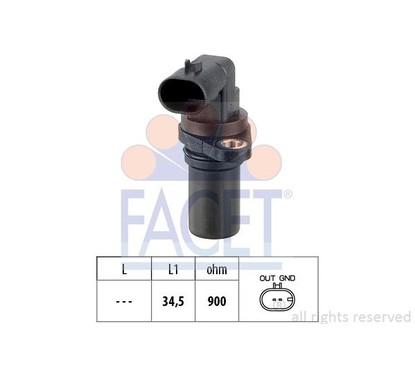 Facet Sensore Giri Alfa 147 156 2.0 90389 per ripristinare il corretto funzionamento del componente