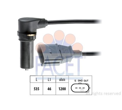 Facet Sensore Giri Audi Seat Vw Tdi 90391 per ripristinare il corretto funzionamento del componente