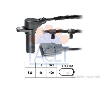 Facet Sensore Audi Seat Vw Golf Iv 90504 per ripristinare il corretto funzionamento del componente