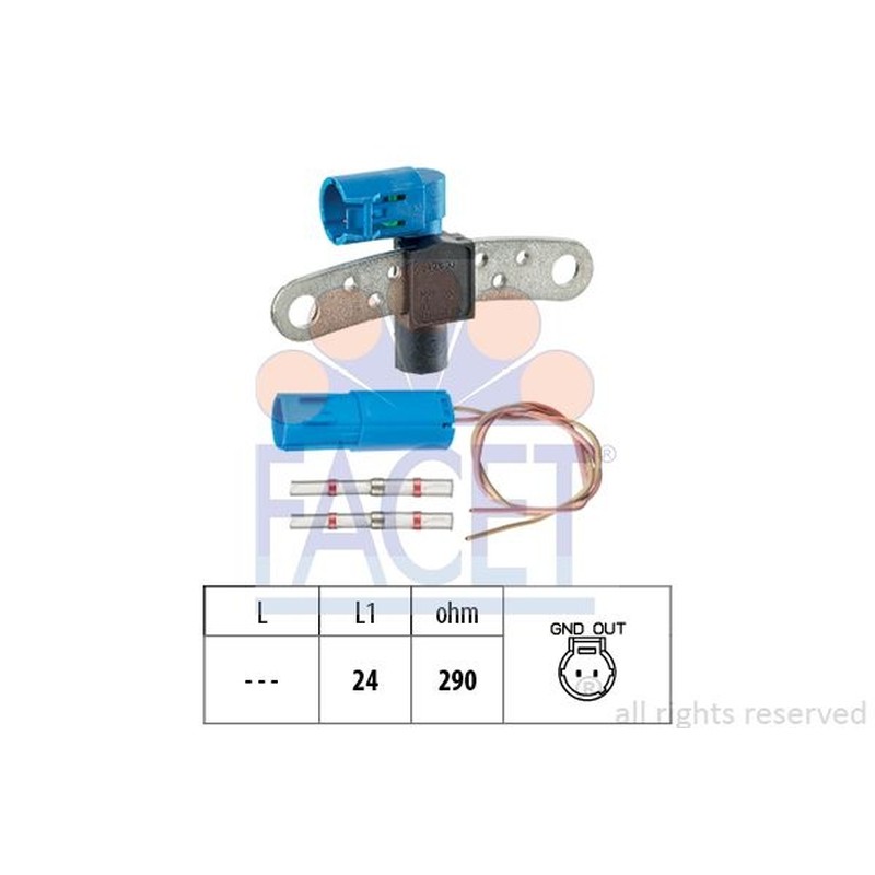 Facet Kit Sensore Giri Renault 90540K Facet Kit Sensore Giri Renault 90540K