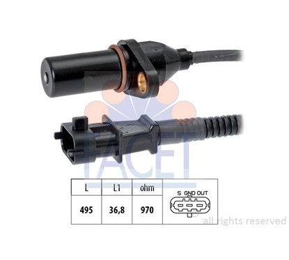 Facet Sensore Giri Hyundai Santa Fe''/Accent/Matrix Crdi 90563