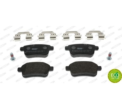 Ferodo Serie Pattini Renault Kangoo 08 Fdb4186 per ripristinare il corretto funzionamento del componente