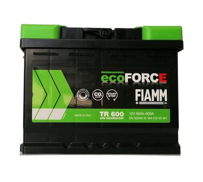 Batteria auto FIAMM Ecoforce AFB TR600 60 Ah 600 A EFB | AC Ricambi