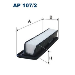 Filtron Filtro Aria Ap107/2 per ripristinare il corretto funzionamento del componente