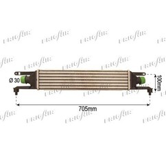 Frigair Interc.Fiat Grande Punto 1.3 Mj 90Hp 0704.3123 per ripristinare il corretto funzionamento del componente