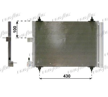 Frigair Cond. Citroen C5 04 - Peugeot 407 04 0803.3030