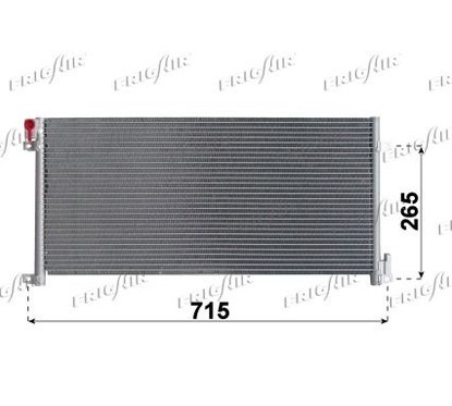 Frigair Condensat. Iveco Daily 2000 0804.2044 per ripristinare il corretto funzionamento del componente