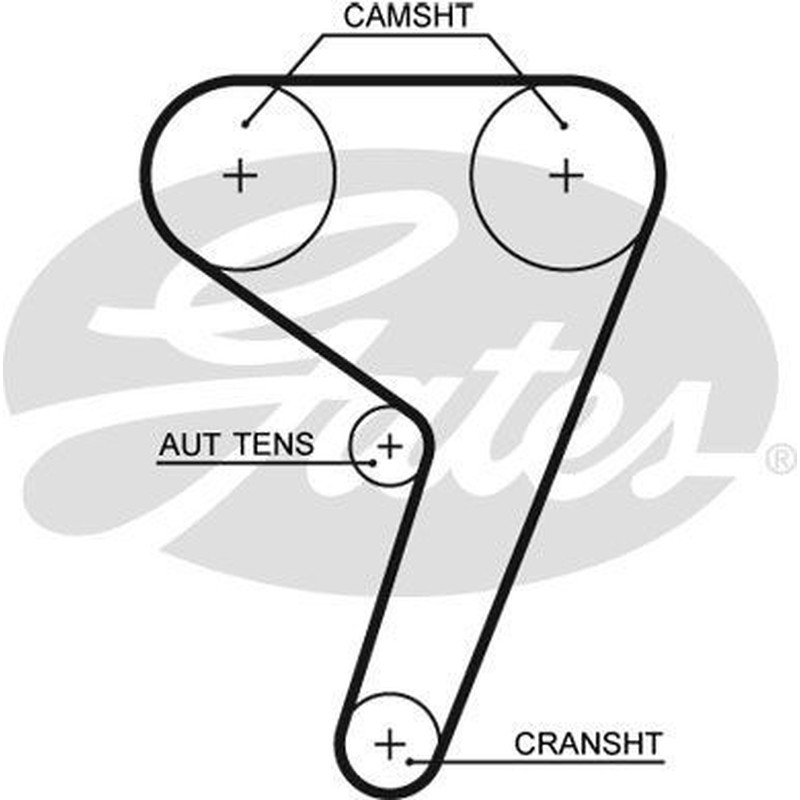 Gates Ford Fiesta Iv (Ja_, Jb_) K015433Xs