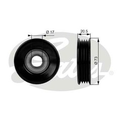 Gates Honda Accord Iii (Ca4, Ca5) Civic Iii Hatchback (E T38030 per ripristinare il corretto funzionamento del componente