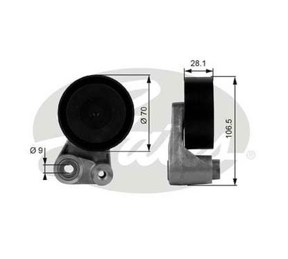 Gates Bmw 5 (E34) 5 Touring (E34) 5 (E39) 5 Touring (E39 T38066 per ripristinare il corretto funzionamento del componente