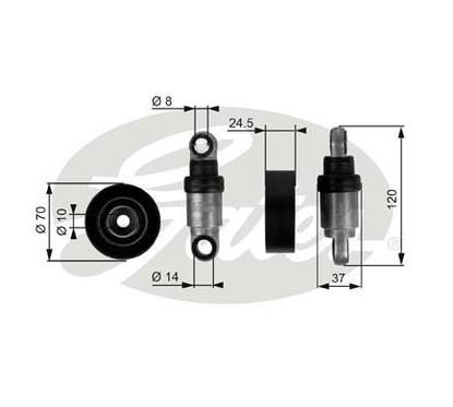 Gates Bmw 3 (E36) 3 Compact (E36) 3 Coupé (E36) 3 Cabrio T38242 per ripristinare il corretto funzionamento del componente