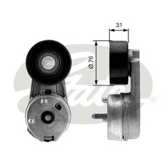 Gates Tendicinghia Jaguar T38279 per ripristinare il corretto funzionamento del componente