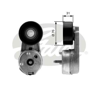Gates Tendicinghia Jaguar T38279 per ripristinare il corretto funzionamento del componente