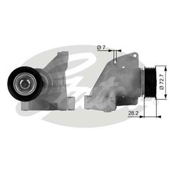 Gates Ford Focus (Daw, Dbw) Focus Tre Volumi (Dfw) Focus T38316 per ripristinare il corretto funzionamento del componente