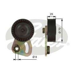 Gates Tenditore T39019 per ripristinare il corretto funzionamento del componente