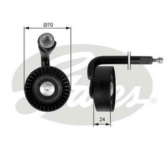 Gates Tendicinghia Skoda T39020 per ripristinare il corretto funzionamento del componente