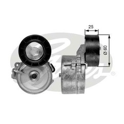 Gates Tendicinghia Citroen T39033 per ripristinare il corretto funzionamento del componente