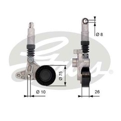 Gates Tenditore Audi T39099 per ripristinare il corretto funzionamento del componente