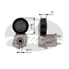 Gates Tenditore T39118 per ripristinare il corretto funzionamento del componente