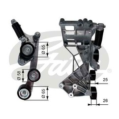 Gates Mercedes T39136 per ripristinare il corretto funzionamento del componente