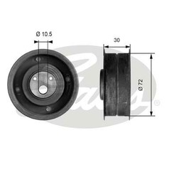 Gates T41080 Powergrip Tensioner T41080 per ripristinare il corretto funzionamento del componente
