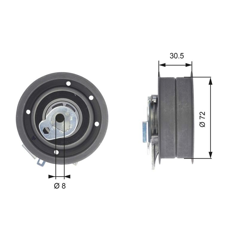 Gates T43010 Powergrip Tensioner T43010