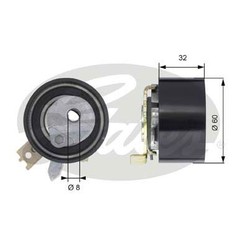 Gates T43014 Powergrip Tensioner T43014 per ripristinare il corretto funzionamento del componente