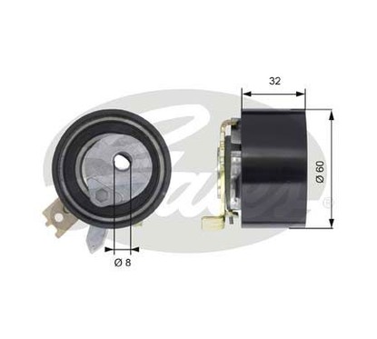 Gates T43014 Powergrip Tensioner T43014 per ripristinare il corretto funzionamento del componente