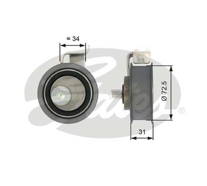 Gates T43017 Powergrip Tensioner T43017 per ripristinare il corretto funzionamento del componente