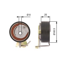 Gates T43023 Powergrip Tensioner T43023 per ripristinare il corretto funzionamento del componente