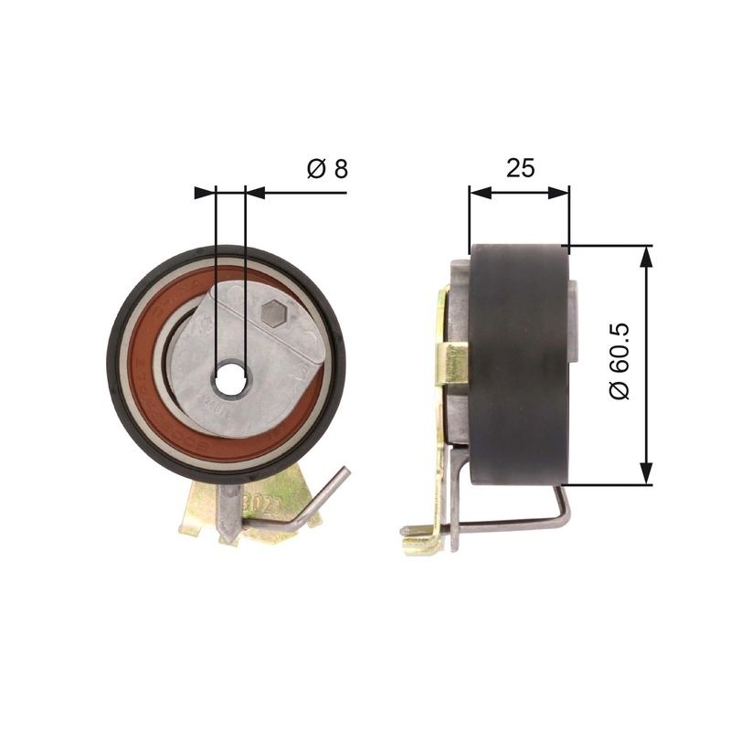 Gates T43023 Powergrip Tensioner T43023