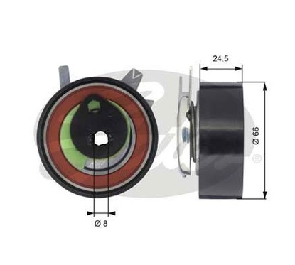 Gates T43048 Powergrip Tensioner T43048 per ripristinare il corretto funzionamento del componente