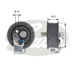 Gates T43065 Powergrip Tensioner T43065 per ripristinare il corretto funzionamento del componente