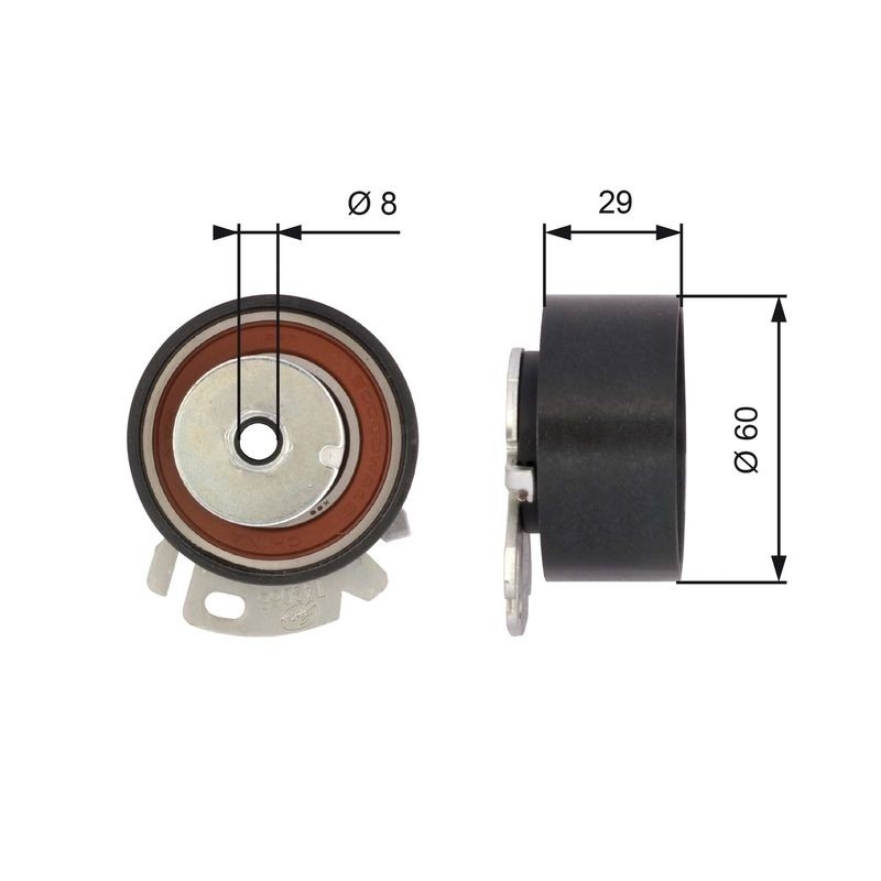 Gates T43068 Powergrip Tensioner T43068