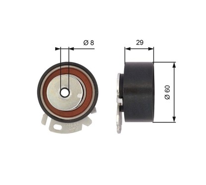 Gates T43068 Powergrip Tensioner T43068 per ripristinare il corretto funzionamento del componente