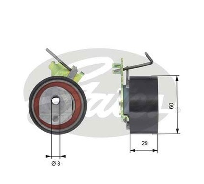Gates T43088 Powergrip Tensioner T43088 per ripristinare il corretto funzionamento del componente