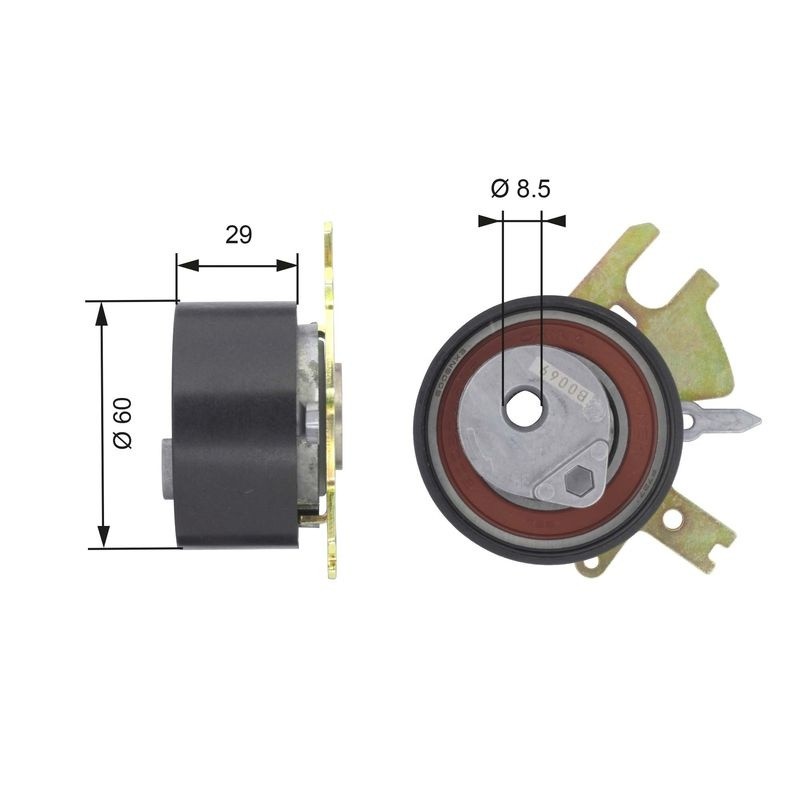 Gates T43089 Powergrip Tensioner T43089