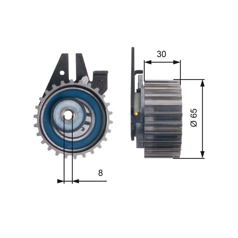 Gates T43211 Pg Tensioner Pulley T43211