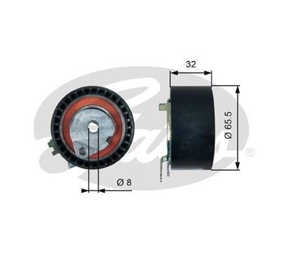 Gates T43236 Powergrip Tensioner T43236 per ripristinare il corretto funzionamento del componente