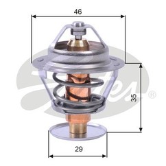 Gates Termostato Th10489G1 per ripristinare il corretto funzionamento del componente