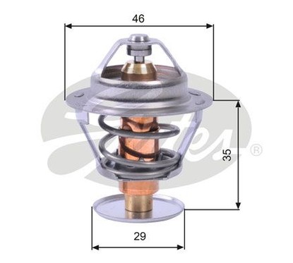 Gates Termostato Th10489G1 per ripristinare il corretto funzionamento del componente