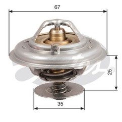 Gates Termostato Th14387G1 per ripristinare il corretto funzionamento del componente