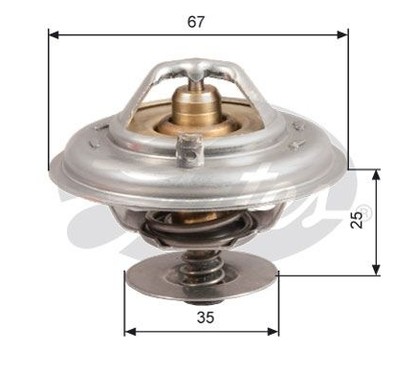 Gates Termostato Th14387G1 per ripristinare il corretto funzionamento del componente