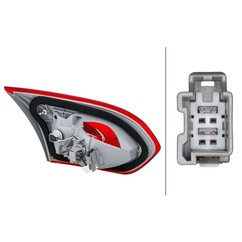 HELLA Luce posteriore 2NR 354 828-021
